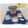 Image 1 : Esso Grease Pail & 3 Ford Deluxe Hub Caps