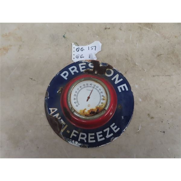 Prestone Porcelain Thermometer 10" Across