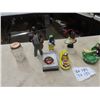 Image 1 : 6 Black American Items - Ornament of a Misbehaved  Pecking Goose, Man with a Horn, Woaman Holding a 