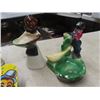 Image 2 : 6 Black American Items - Ornament of a Misbehaved  Pecking Goose, Man with a Horn, Woaman Holding a 