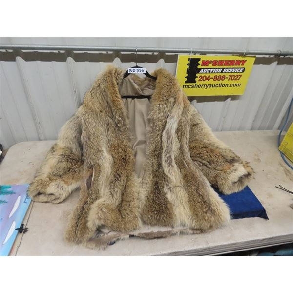 Vintage Wolf Fur Coat- No Rips or Tears