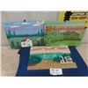 Image 1 : 3 Folk Art Paintings; Church at Batoche with Riel  Rebellion Metis Graves- 12"x 18"