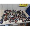 Image 1 : 99 AHL + NHL Hockey Pucks in Very Good Condition