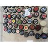 Image 2 : 99 AHL + NHL Hockey Pucks in Very Good Condition