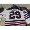 Image 3 : Wpg Jets Lot ; Patrik Laine Authentic Reebok  LArge Jersey, Reebok Hat, Youth Jersey + Scarf - All I
