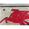 Image 2 : Cast Iron Mobilgas Pegasus Sign- Repainted  9.75" x 9.75"