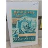 Image 1 : Massey MFG. Co Advertising Poster, Metal  Nearly Nude Lady Clysmic Table Water Serving Tray, License