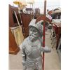 Image 2 : Knight Statue Chalk-wear 46" Tall