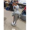 Image 4 : Knight Statue Chalk-wear 46" Tall