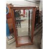 Image 1 : Oak China Cabinet with Light 60" x 29" x 11"