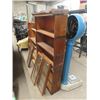 Image 2 : Oak Stacking Lawyers Book Case -5 Stacks plus Top  + 4 Glass Doors - Needs TLC