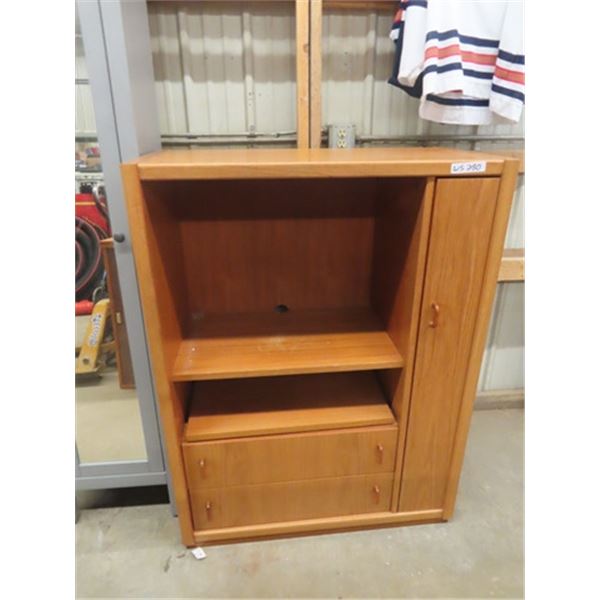 Teak Entertainment Unit 51" x 38" x 19"
