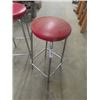 Image 2 : 3 Chrome Leg Stools