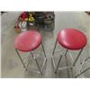 Image 3 : 3 Chrome Leg Stools