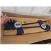 Image 3 : 4 New Irwin 24" Quick Grip Clamps
