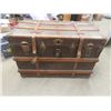 Image 1 : Old Trunk with Insert Tray 24" x 36" x 22"