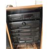 Image 2 : Pioneer Stereo System; Multiplay 6 Disc Player PD-M403, Stereo Double Cassette Receiver RX-370, Grap