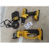 Image 1 : Dewalt 20 V Cordless Drill + Grinder , Charger & 2 Batteries - Tested ; Working