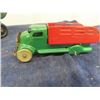 Image 4 : 2 Pressed Metal Trucks- Biggest 12" Long & Lincoln Trailer