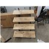 Image 2 : Peak 4 TIer Stair Riser- Metal Frame with Wooden  Steps