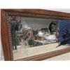 Image 2 : Oak Framed Mirror with Native Display 23" x 45"