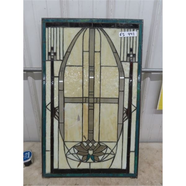Stained Glass 20" x 32"