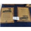 Image 2 : 5 Car Advertisements LAminated on Wooden  Display 10" x 12"