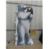 Image 1 : Cardboard Coca-Cola Polar Bear 5.5' Tall