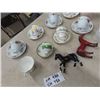Image 3 : China Tea Cup + Saucers- Foley,Colclough  Horse Ornaments