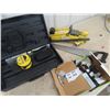 Image 1 : Air Brad Nailer, Laser Level, 2 Ton Floor Jack  Saw