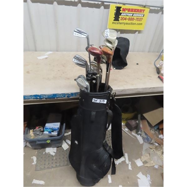 20 Golf Clubs & Golf Bag