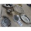 Image 2 : Anniversary Clock, Silver Trays + Serving Plates,  Gravy Boat,  Letter Opener