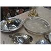 Image 3 : Anniversary Clock, Silver Trays + Serving Plates,  Gravy Boat,  Letter Opener