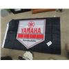 Image 1 : Yamaha Snowmobile Flag- New Old Stock 3' x 5'