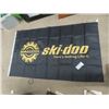 Image 1 : Ski-Doo/Bombardier Snowmobile Flag- New Old Stock  3' x 5'