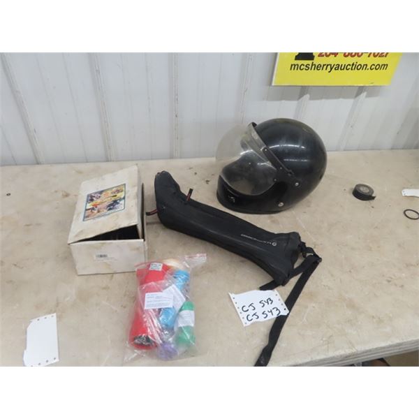 ATV High Lifter Kit, Snowmobile Helmet, Blackburn  Carry Bag, New Jet Pump Foot Valve