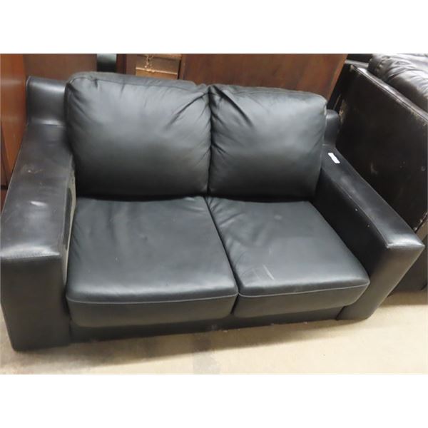 Leather Love Seat