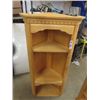 Image 3 : 2 Corner Shelves; 1) 46" x 21"x11.5 , 1) 30" x 25x  14"