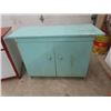 Image 1 : Painted Wooden Cabinet 26" x 38" x 17"