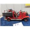 Image 1 : Modern Metal Fire Truck Display 15" x 8" x 6"