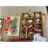 Image 3 : Vintage Christmas Ornaments & Lights with Packages