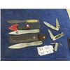 Image 1 : 6 Knives; 3 Throw Knives, 3 Pocket Knives