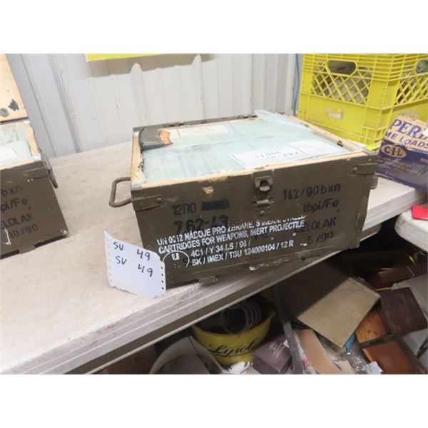 7.62 x 39 Military Surplus Ammo in Crate 1200  Rounds - MUST HAVE PROOF OF PAL TO PURCHASE - WE DO N