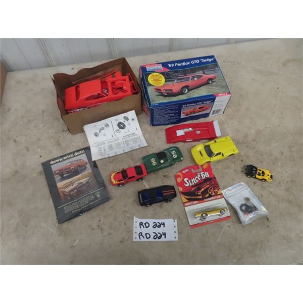 Monogram 69 GTO Model, Race Car, Slot Car plus more