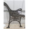 Image 2 : Cast Bench Ends - Heavy, Ornate- One for Each Side