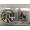 Image 2 : 15 1972 Team Canada Hockey Pucks & Ray Bourque  Puck & Autographed Card