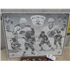 Image 2 : 4 NHL Pucks, 5 Don Cherry Pucks + McDonalds  Olympic Puck & Molson Cup Sketch 22" x 29"