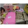 Image 2 : Dolls & Doll Clothing + Bed & Chatty Baby Carrier