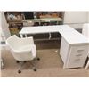 Image 1 : L Shaped DEsk with Swivel Office Chair