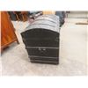 Image 2 : (ww) Round Top Immigrant Trunk with Tray 28"x 32" x 21"